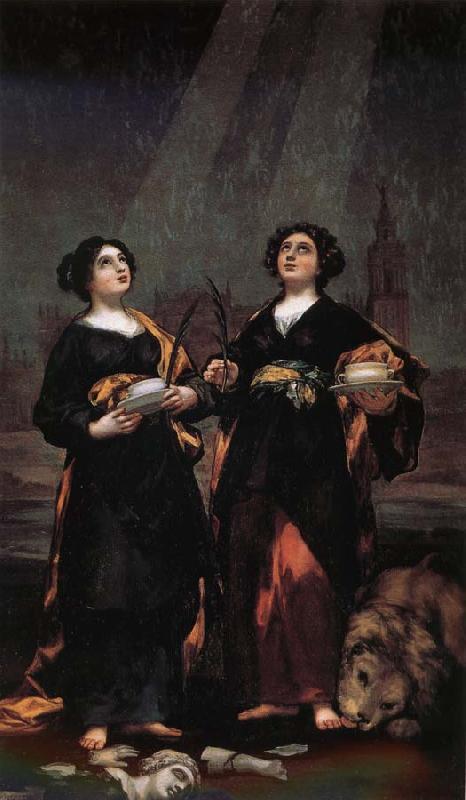 Francisco Goya Saints Justa and Rufina